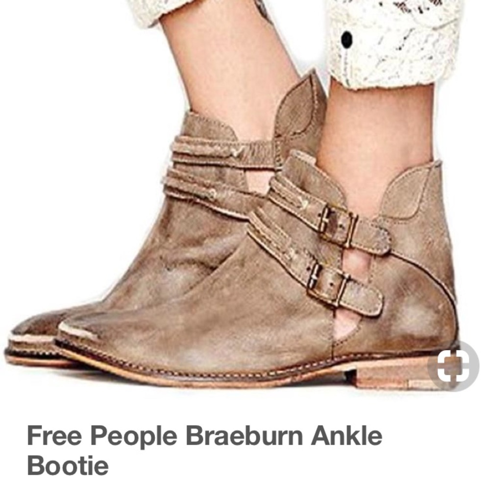 Free People Braeburn leather ankle boots